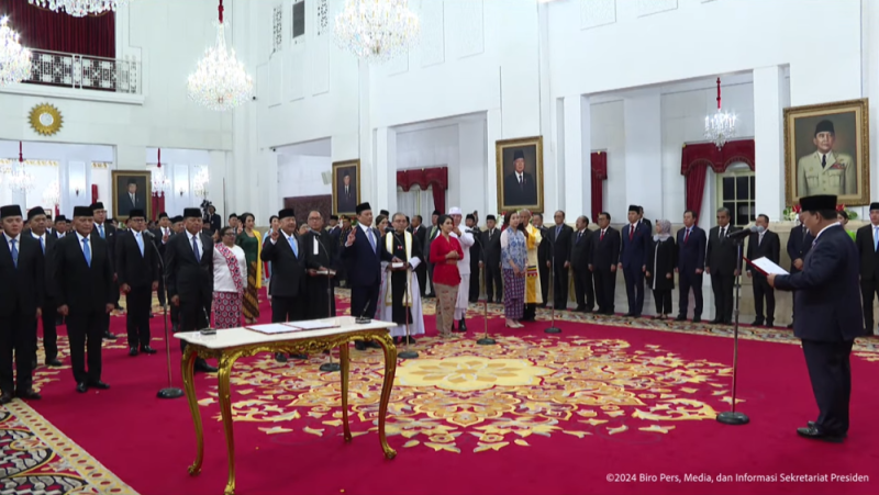 PELANTIKAN KABINET PRABOWO